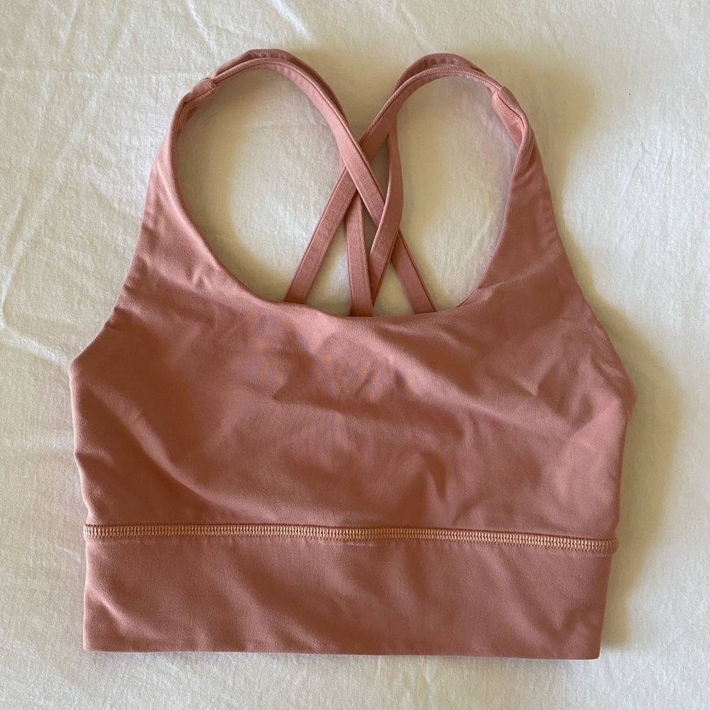 Pink lululemon bra size 2